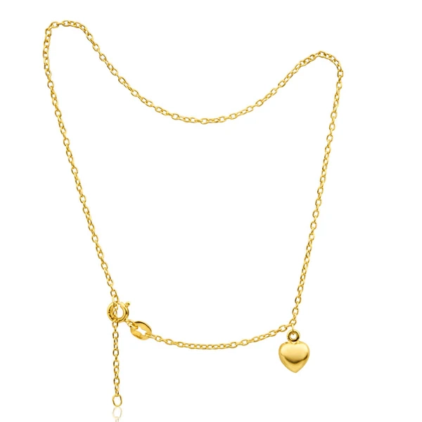 9ct Yellow Gold Silver Filled Alluring Belcher Anklet – Shiels Jewellers