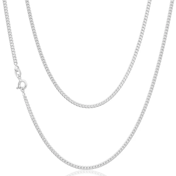 Sterling Silver 60 Gauge Curb Dicut 70cm Chain – Shiels Jewellers