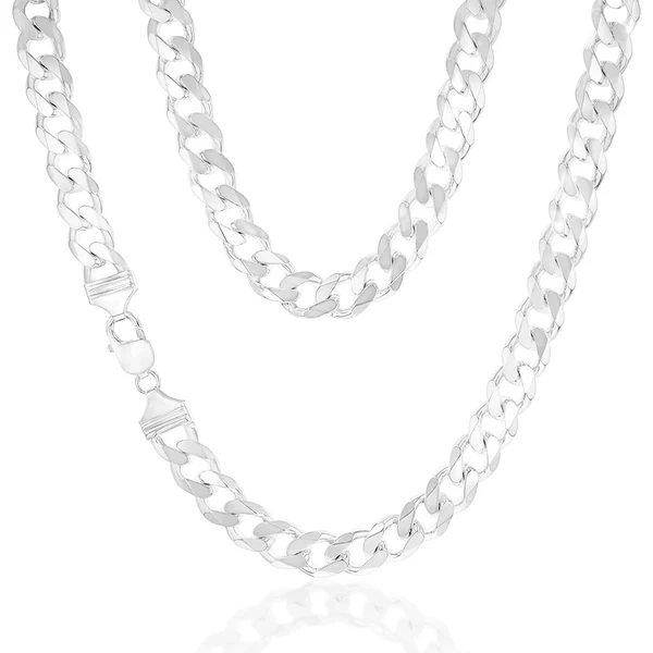 Sterling Silver Curb 300 Gauge 55cm Chain – Shiels Jewellers