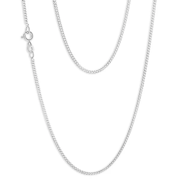 Sterling Silver Curb 60cm Chain – Shiels Jewellers