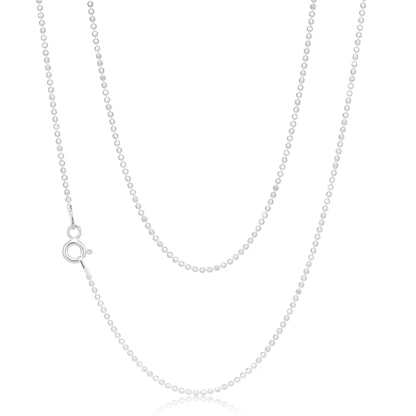 Sterling Silver Dicut Ball 80cm Chain – Shiels Jewellers