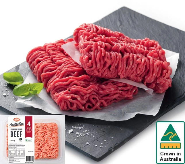 Australian Premium Beef Mince 500g