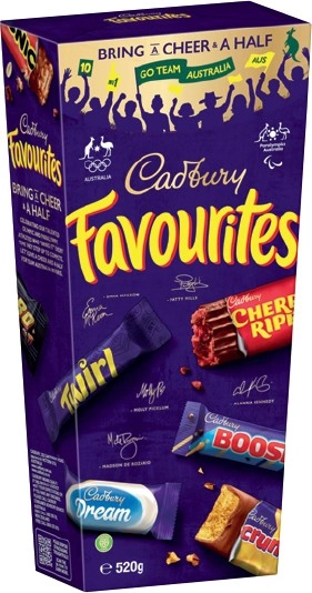 Cadbury Favourites 520g Selected Varieties