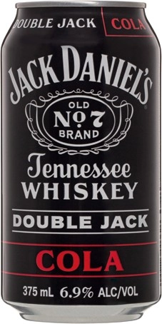 Jack Daniel’s Double Jack 6.9% Varieties 10 Pack