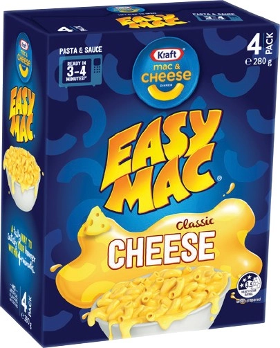 Kraft Easy Mac 4 Pack Selected Varieties