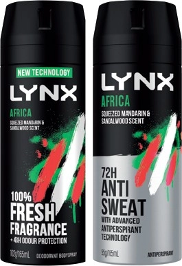 Lynx Antiperspirant or Deodorant Body Spray 165mL Selected Varieties