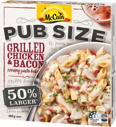 McCain Pub Size Frozen Meal 480-500g Selected Varieties