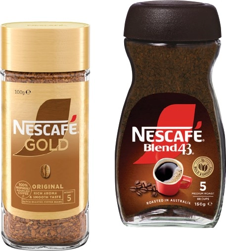 Nescafé Instant Coffee 90-150g Selected Varieties