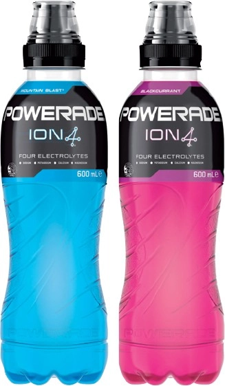 Powerade or Powerade Active Water 600mL Selected Varieties