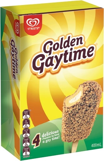 Streets Golden Gaytime Ice Cream 4 Pack Selected Varieties