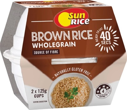 SunRice Quick Rice Cups 2 Pack Selected Varieties