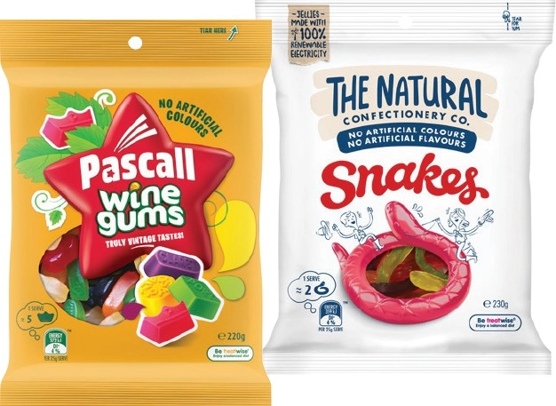 The Natural Confectionery Co., Pascall or Sour Patch Kids Bags 150-300g Selected Varieties