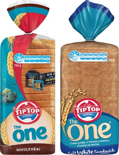 Tip Top The One Bread 700g Selected Varieties