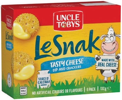 Uncle Tobys Le Snak 6 Pack Selected Varieties