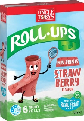 Uncle Tobys Roll-Ups 6 Pack Selected Varieties