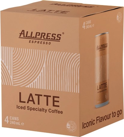 Allpress Espresso Iced Specialty Coffee 4x240mL Selected Varieties