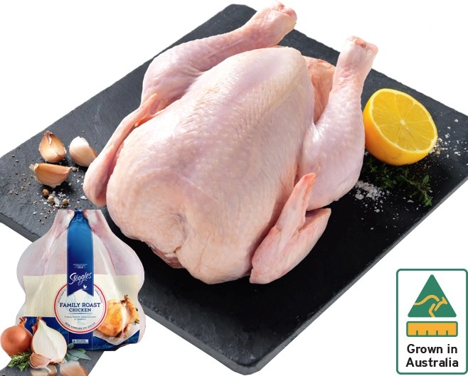 Australian Steggles Whole Family Roast Chicken