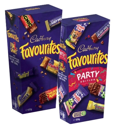 Cadbury Favourites 520g Selected Varieties