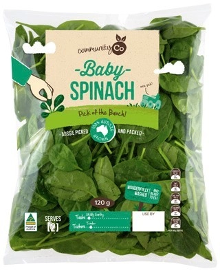 Community Co Baby Spinach 120g