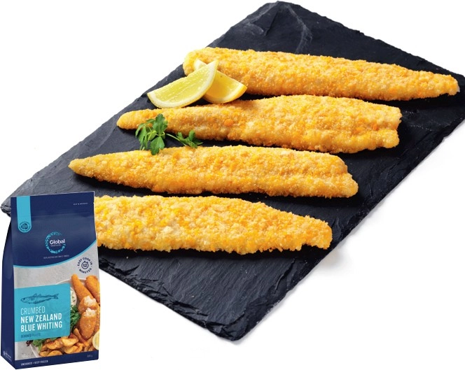 Global Seafoods Crumbed Whiting Fillets 600g