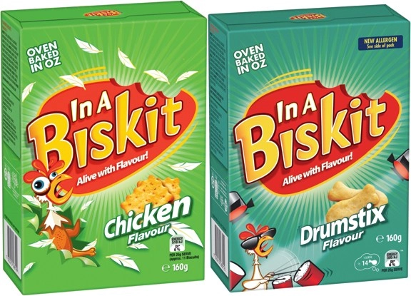 In A Biskit Flavoured Crackers 160g Selected Varieties