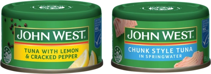 John West Tuna 95g Selected Varieties