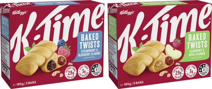 Kellogg's K-Time Baked Twists or Bakery Favourites 5 Pack Selected Varieties