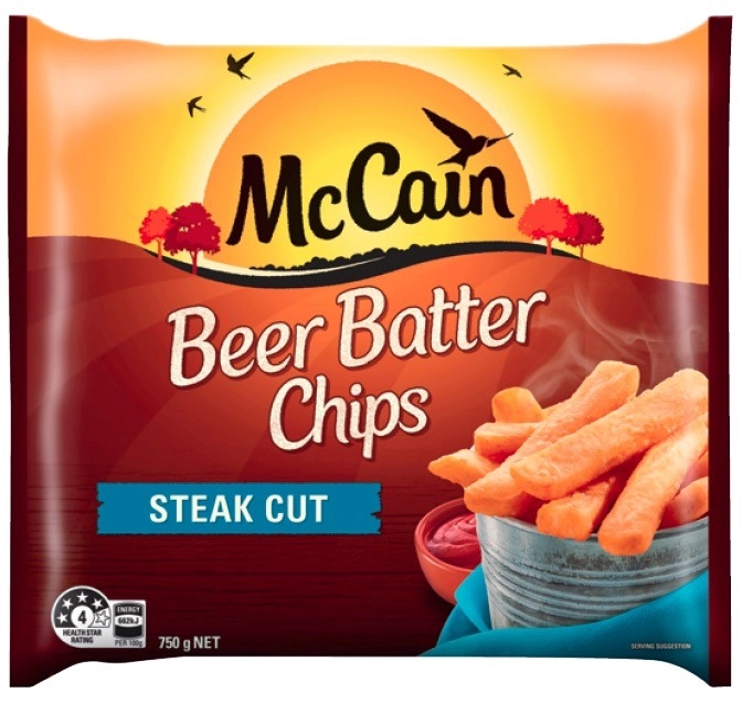 McCain Beer Batter Chips or Wedges 750g Selected Varieties