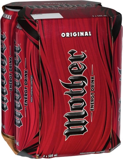 Mother Energy Drink 4x500mL Selected Varieties