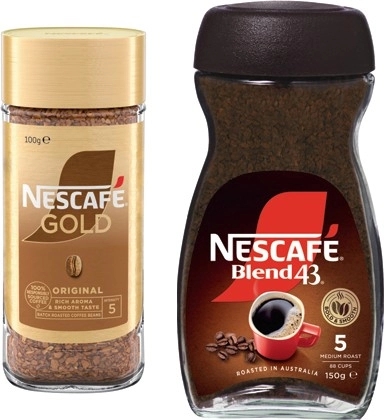 Nescafé Gold or Blend 43 Instant Coffee 90-150g Selected Varieties