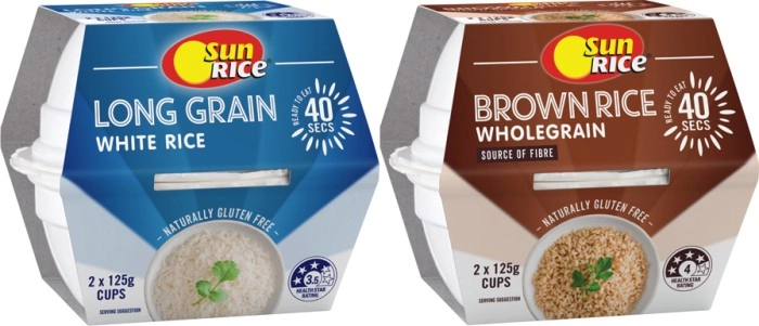 SunRice Microwave Rice Cup 2 Pack Selected Varieties