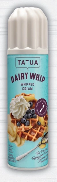 Tatua Dairy Whip Whipped Cream or Mousse 250g Selected Varieties