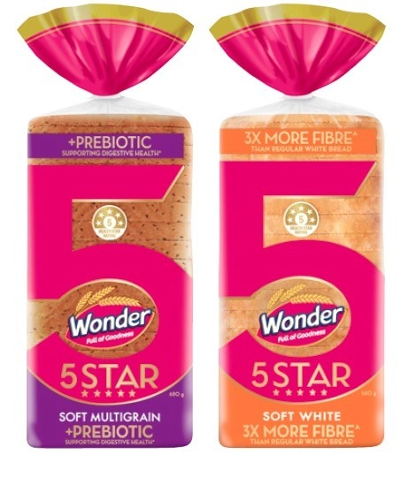 Wonder Bread 5 Star 680g Selected Varieties