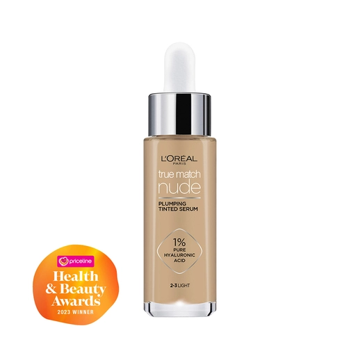 L'Oréal Paris True Match Plumping Tinted Serum Foundation 2-3 30mL