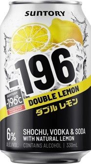 -196 Double Lemon & Vodka Cans 10x330mL