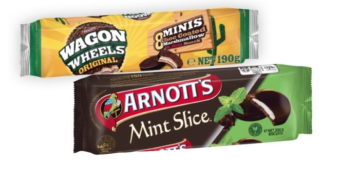 Arnott's Mint Slice, TeeVee or Wagon Wheels Biscuits 175g-200g