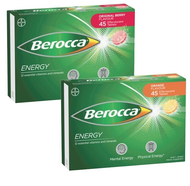 Berocca Energy Effervescents 45 Pack^