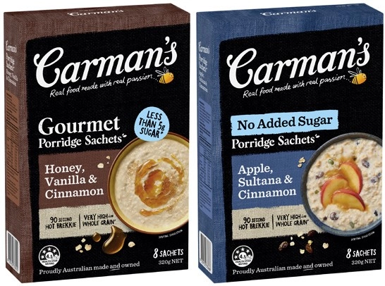 Carman's Porridge Sachets 240g-320g