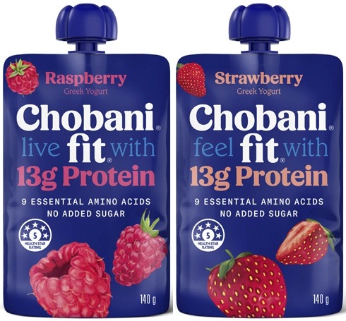 Chobani Fit Protein Yogurt Pouch 140g