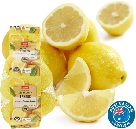 Coles Australian Lemons 5 Pack