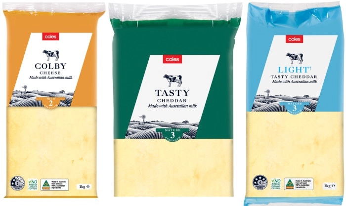 Coles Cheese Block 1kg