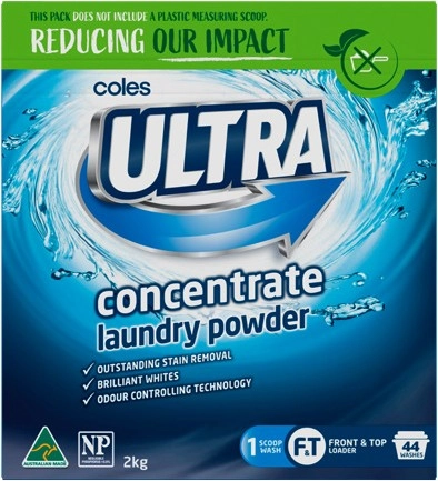 Coles Ultra Laundry Powder Concentrate 2kg