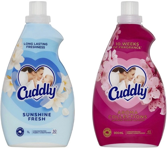 Cuddly Concentrate Fabric Conditioner 900mL-1 Litre