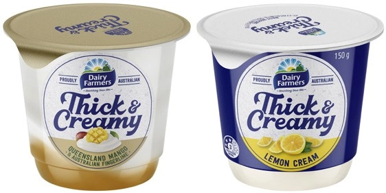 Dairy Farmers Thick & Creamy Yoghurt 140g-150g