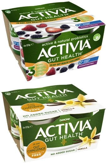 Danone Activia Yoghurt 4x125g