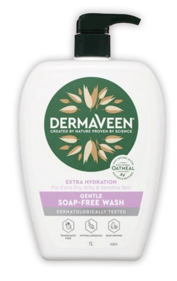 Dermaveen Extra Hydration Soap Free Wash 1 Litre