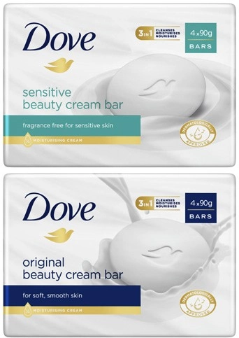 Dove Beauty Bar Soap 4 Pack