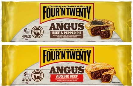 Four'N Twenty Angus Beef Pies 4 Pack 700g