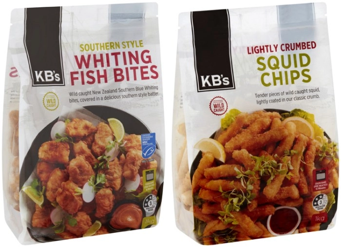 KB's Squid Chips or Battered Bites 1kg