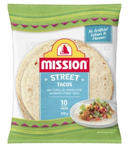 Mission Street Tacos 10 Pack 375g